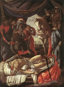 the vision of ezekiel Painting - The Discovery Of The Murder Of Holofernes Sandro Botticelli